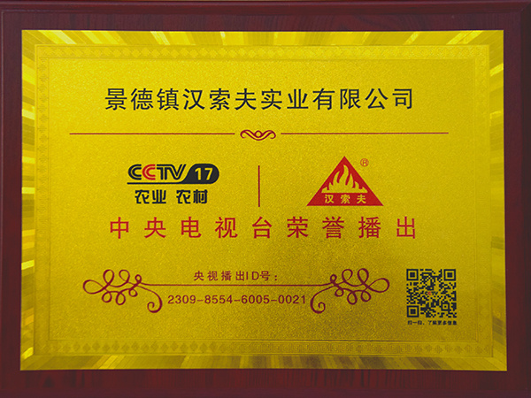 中央電視臺榮譽播出